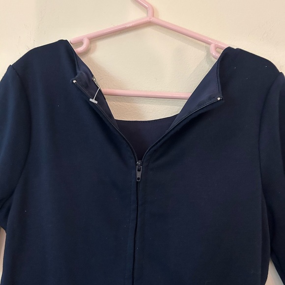 Pink & Violet Girls Sz 12 Navy Blue w/Pink Flowers Party Dress. Fluffy Tulle. - Picture 6 of 10